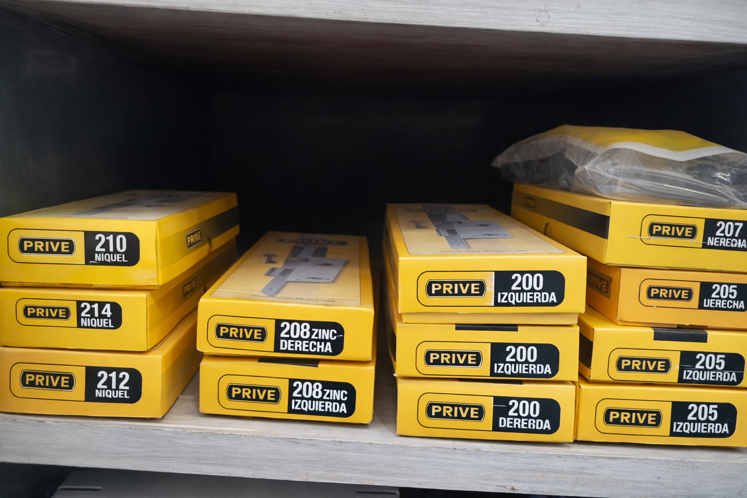 Stock de cerraduras Prive originales Cerrajería La Carlita